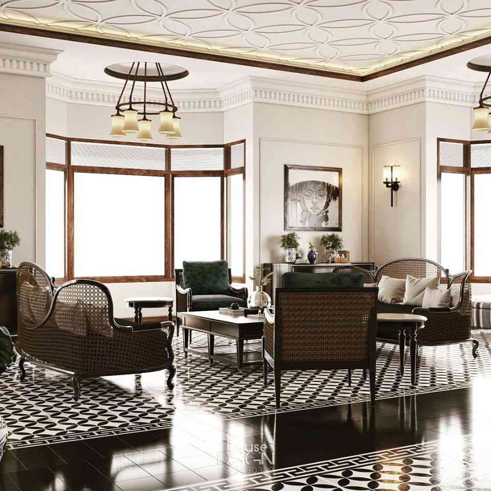 Tổng hợp mẫu sofa phong cách Đông Dương Indochine Style 20 Mẫu sofa phong cách Đông Dương