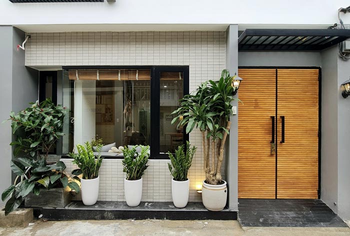 Mặt tiền nhà 41m2 với 4 phòng thoáng rộng Mặt tiền nhà 41m2 với 4 phòng thoáng rộng
