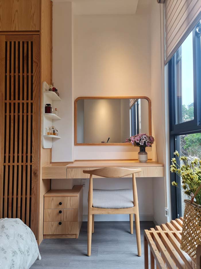 Bàn làm việc kết hợp kệ nhỏ để đồ xinh xắn Bàn làm việc kết hợp kệ nhỏ để đồ xinh xắn