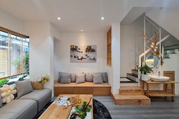 Thiết kế - Thi Công nhà 3 tầng phong cách Nhật Bản 24 nha 41m2 voi 4 phong ngu 3