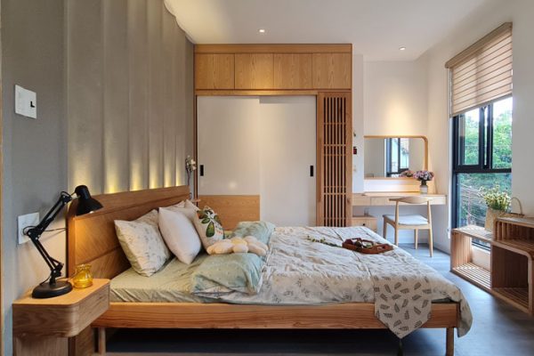Thiết kế - Thi Công nhà 3 tầng phong cách Nhật Bản 12 nha 41m2 voi 4 phong ngu 7