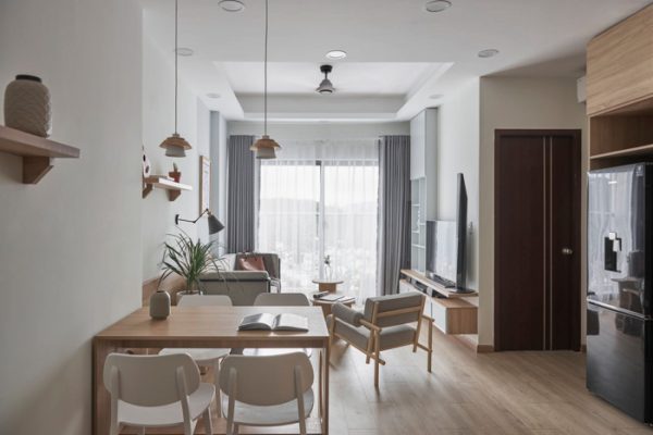 Thiết kế căn hộ 65m2 vintage đẹp nhẹ nhàng 9 thiet ke can ho 65m2 vintage doc dao 4