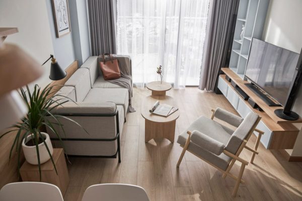 Thiết kế căn hộ 65m2 vintage đẹp nhẹ nhàng 10 thiet ke can ho 65m2 vintage doc dao 5