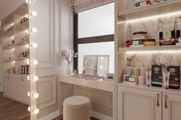 Thiết kế chung cư 3 phòng ngủ 105m2 tân cổ điển 25 phong ban hang online3