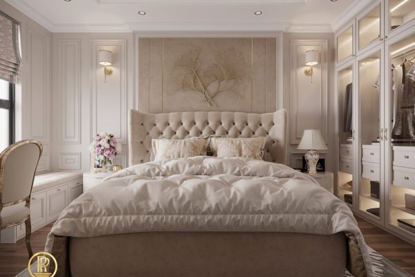 Thiết kế chung cư 3 phòng ngủ 105m2 tân cổ điển 4 phong ngu master 5