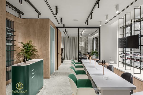 Thiết kế nội thất salon tóc hiện đại, độc đáo 6 thiet ke noi that salon toc4