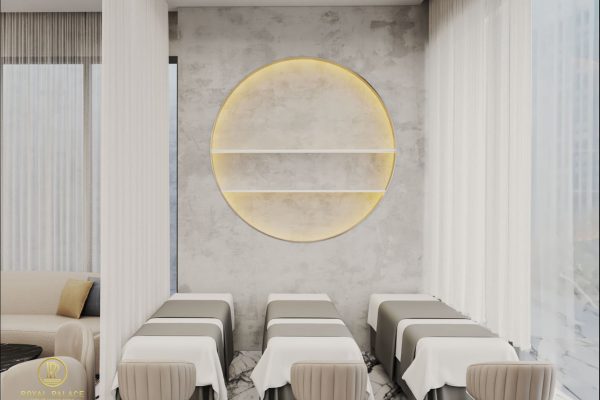 thiết kế spa 50m2 hiện đại