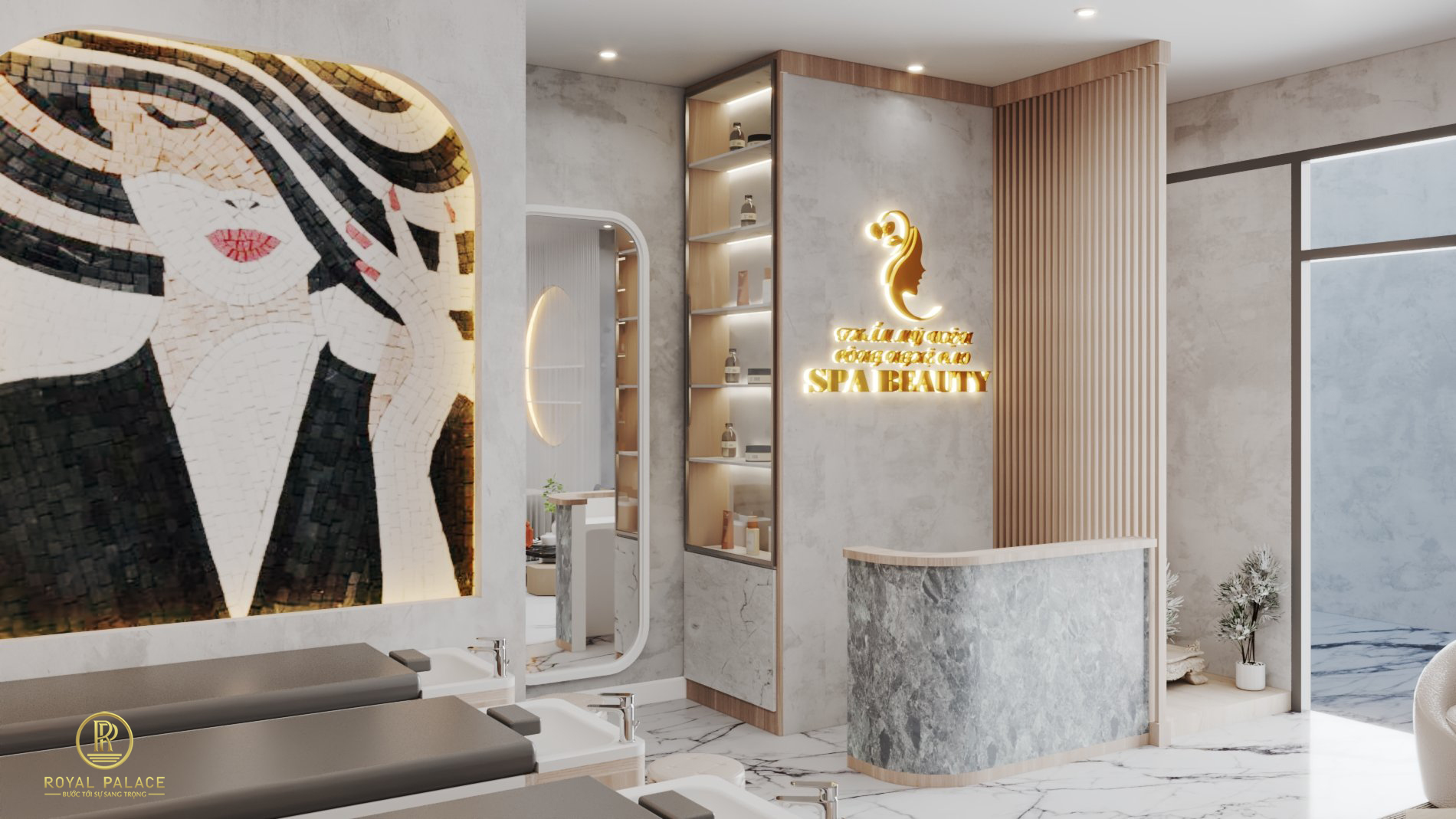 Mẫu thiết kế Spa 50m2 hiện đại tại Hà Nội 8 Mẫu