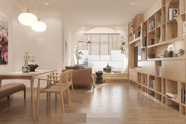 thiết kế nội thất căn hộ chung cư mang phong cách Nhật