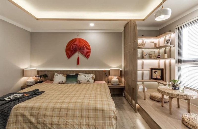 Thiết kế nội thất chung cư phong cách Nhật cách điệu