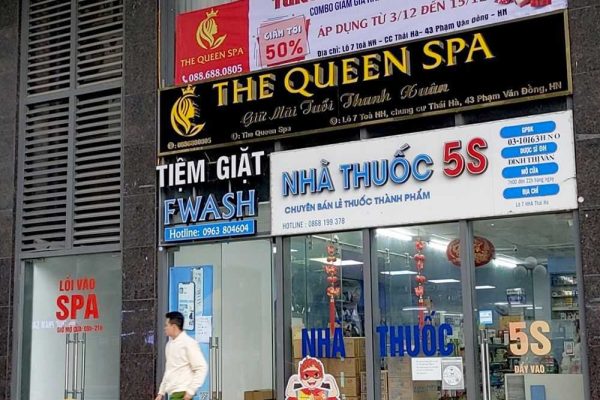 Thiết kế, thi công spa chung cư 68m2 Chị Mai Anh, Hà Nội