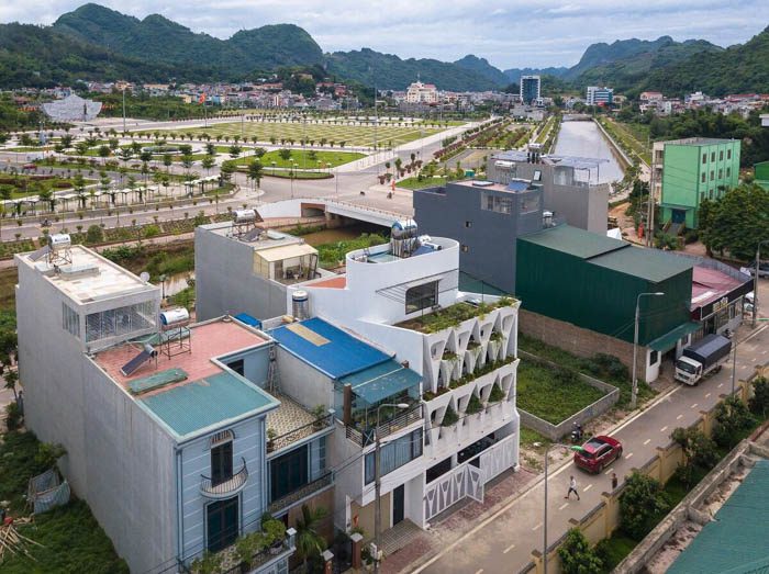 Nhà lệch tầng xanh sạch mát tổng chi phí 6 tỉ đồng tại Sơn La