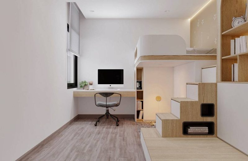 thiết kế nội thất chung cư 3 phòng ngủ Phương Đông Green Home Long Biên