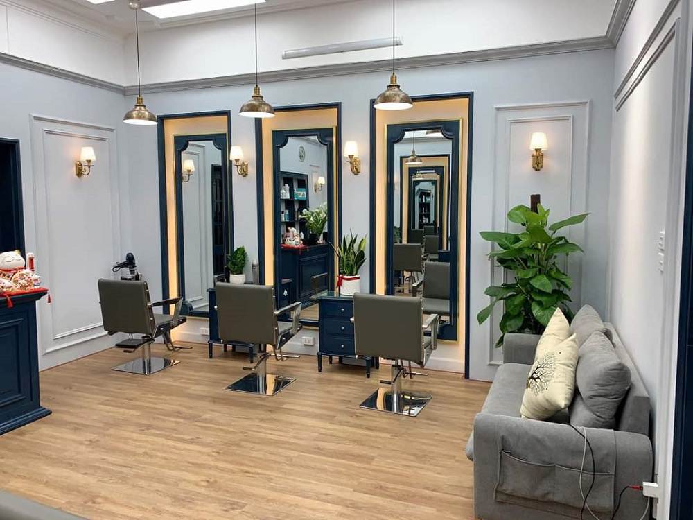 Thi công nội thất Salon tóc phong cách hiện đại 12 Thi công nội thất Salon tóc phong cách hiện đại
