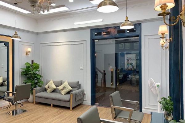 Thi công nội thất Salon tóc phong cách hiện đại 3 Thi công nội thất Salon tóc phong cách hiện đại