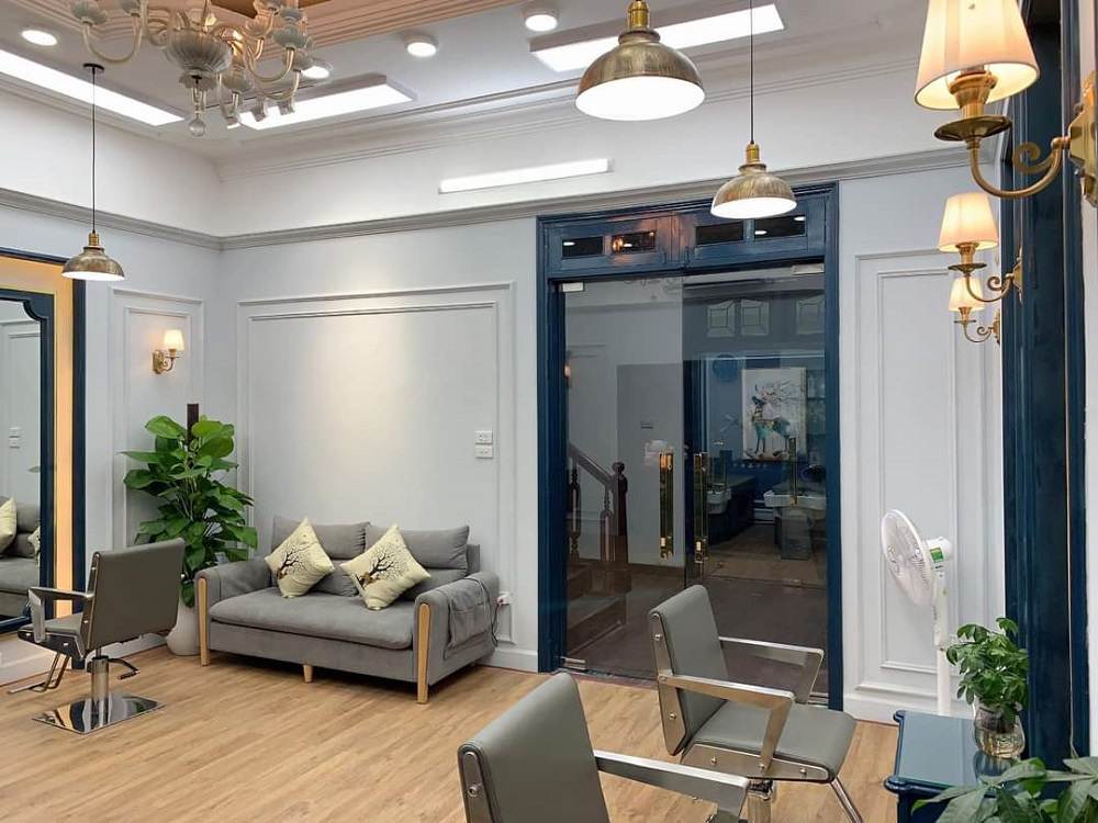 Thi công nội thất Salon tóc phong cách hiện đại 7 Thi công nội thất Salon tóc phong cách hiện đại