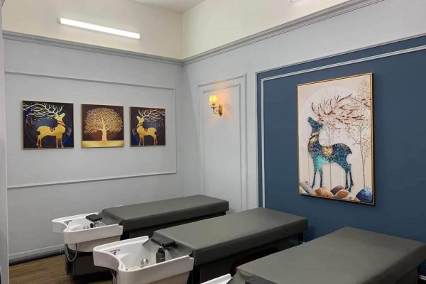 Thi công nội thất Salon tóc phong cách hiện đại 2 Thi công nội thất Salon tóc phong cách hiện đại