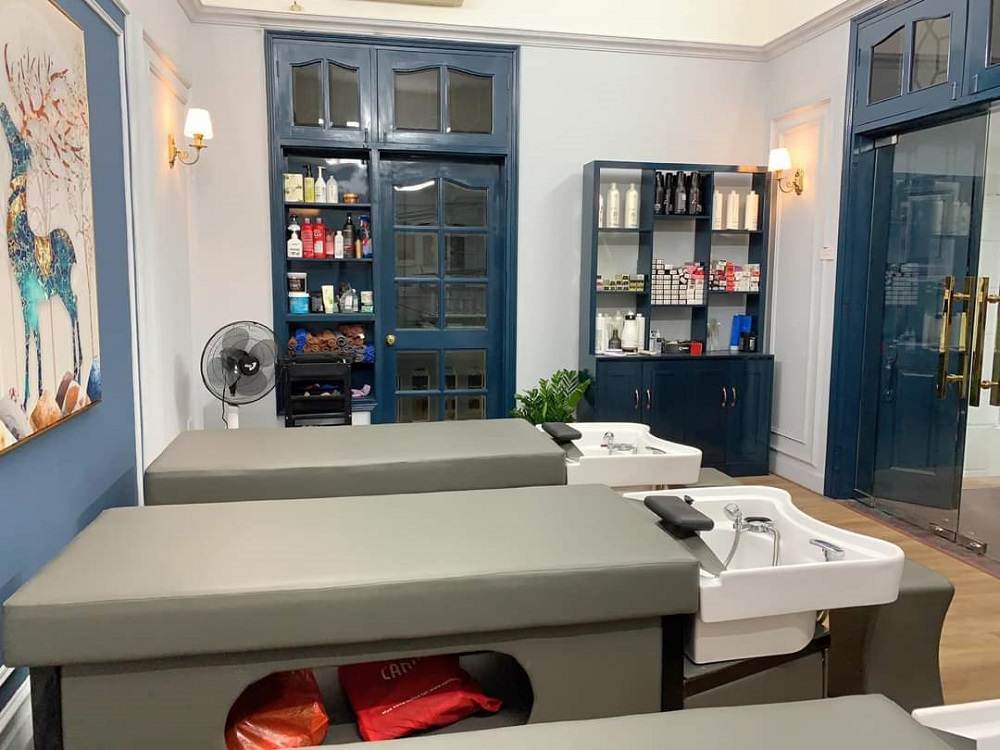 Thi công nội thất Salon tóc phong cách hiện đại 9 Thi công nội thất Salon tóc phong cách hiện đại