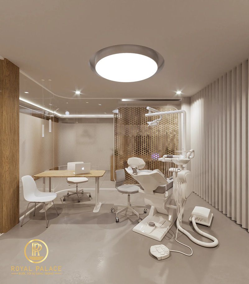 Thiết kế không gian phòng khám nha khoa 120m²