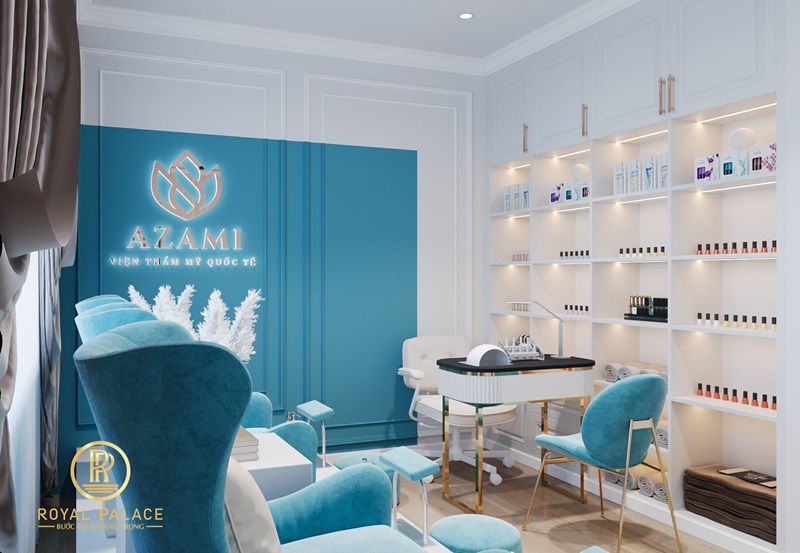 Thiết kế viện thẩm mỹ AZAMI tân cổ điển 200m2 