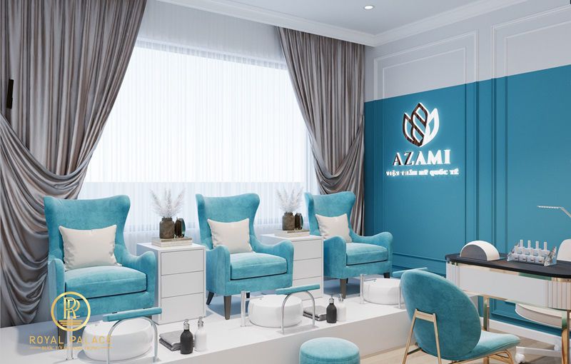Thiết kế viện thẩm mỹ AZAMI tân cổ điển 200m2 