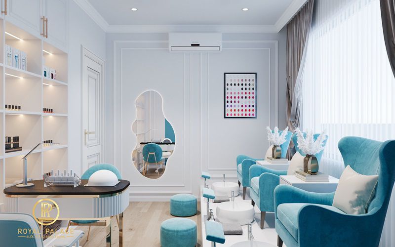 Thiết kế viện thẩm mỹ AZAMI tân cổ điển 200m2 