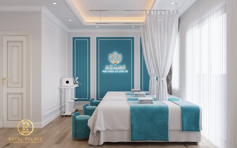 Thiết kế viện thẩm mỹ AZAMI tân cổ điển 200m2 