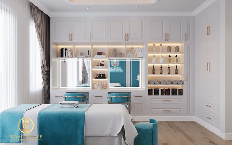 Thiết kế viện thẩm mỹ AZAMI tân cổ điển 200m2 