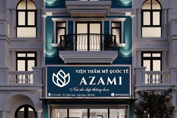 Thiết kế viện thẩm mỹ AZAMI tân cổ điển 200m2
