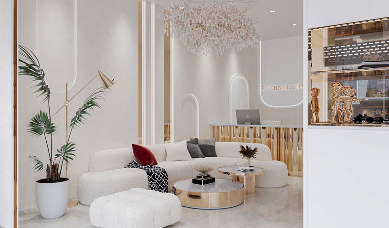 Thiết kế Spa hiện đại sang trọng 180m2 2 Thiết kế Spa hiện đại sang trọng