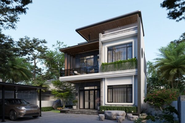 Thiết kế kiến trúc nhà vườn hiện đại tại Phú Thọ