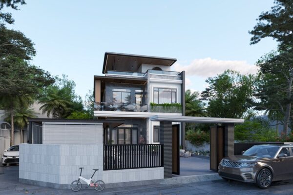 Thiết kế kiến trúc nhà vườn hiện đại tại Phú Thọ