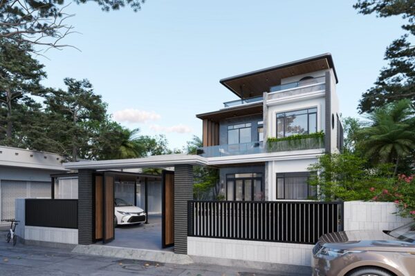 Thiết kế kiến trúc nhà vườn hiện đại tại Phú Thọ