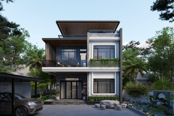 Thiết kế kiến trúc nhà vườn hiện đại tại Phú Thọ
