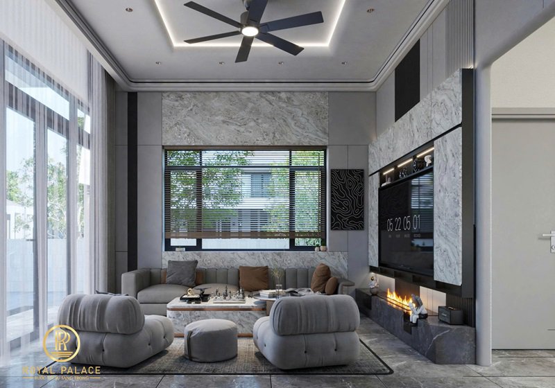 Thiết kế nội thất biệt thự nhà vườn 356m2 tại Phú Thọ