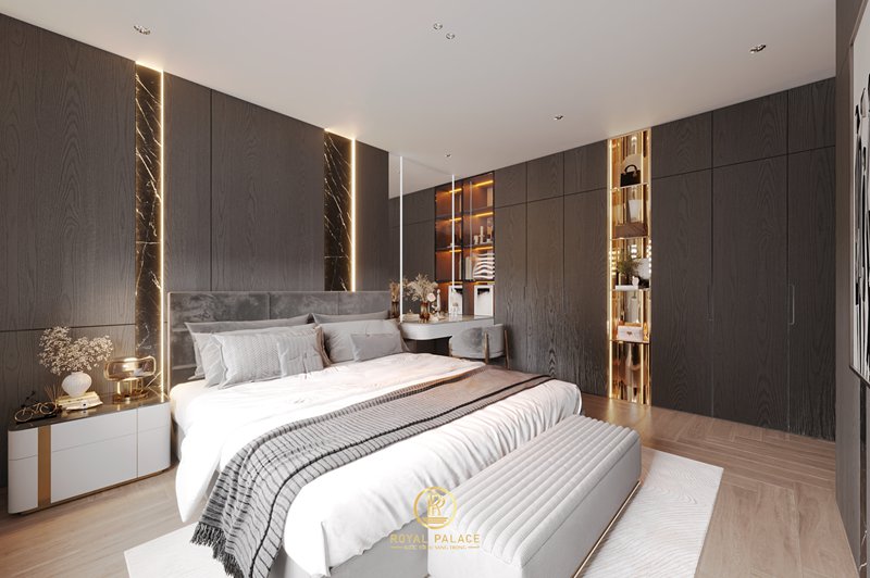 Thiết kế nội thất chưng cư 125m2 hiện đại Luxury