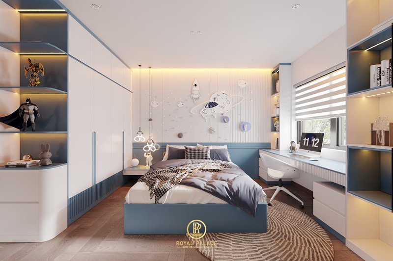 Thiết kế nội thất chưng cư 125m2 hiện đại Luxury