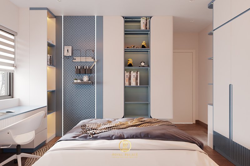 Thiết kế nội thất chưng cư 125m2 hiện đại Luxury 13 Thiết kế nội thất chưng cư 125m2 hiện đại Luxury