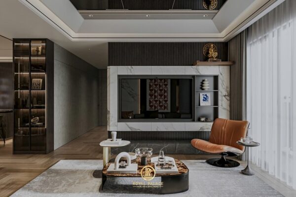 Thiết kế nội thất chưng cư 125m2 hiện đại Luxury