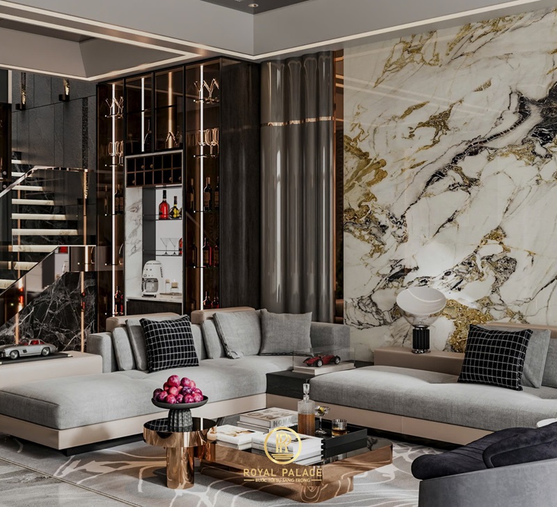 Thiết kế nội thất biệt thự liền kề hiện đại sang trọng tại Thanh Hóa