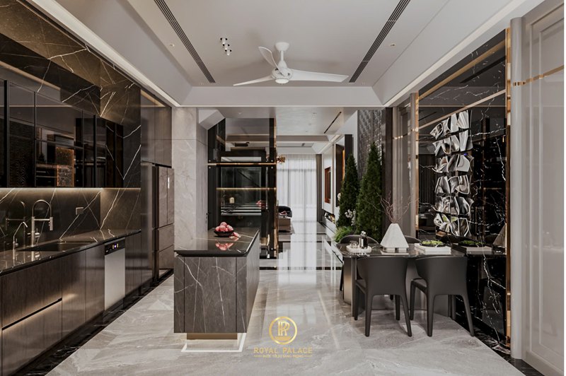 Thiết kế nội thất biệt thự liền kề hiện đại sang trọng tại Thanh Hóa