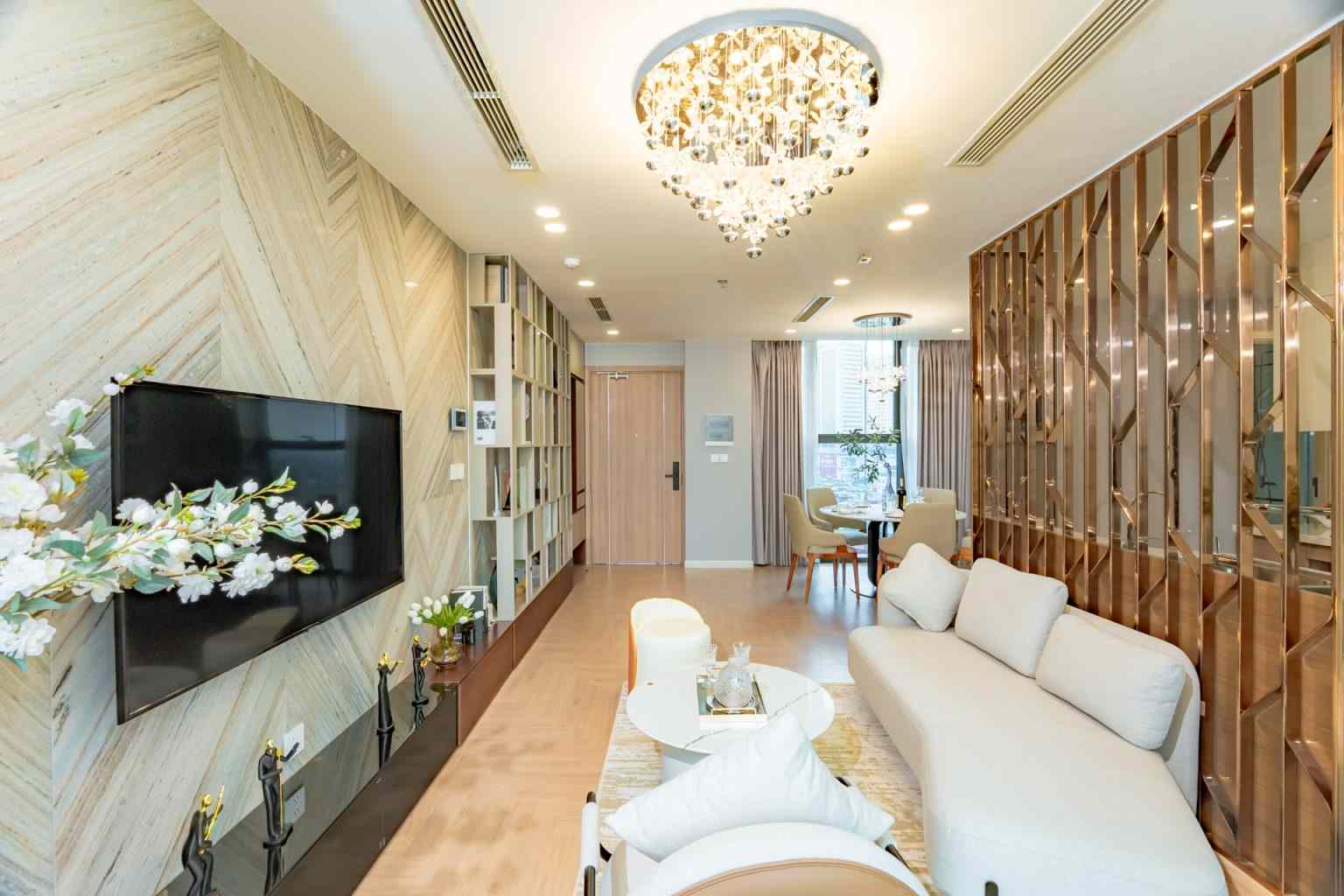 Thiết kế nội thất chung cư The Ninety Complex đẹp, tối ưu không gian 2026 3 Nội thất chung cư the ninety complex 3 phòng ngủ