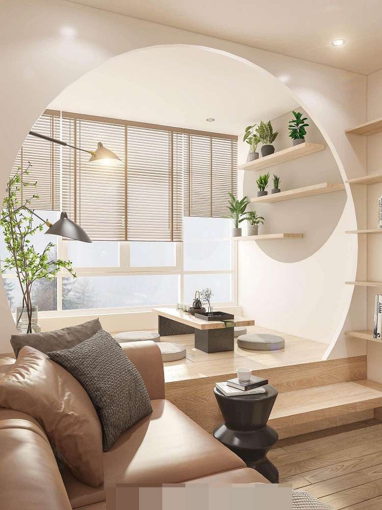 Thiết kế nội thất chung cư The Ninety Complex đẹp, tối ưu không gian 2026 4 Thiết kế nội thất 2 phòng ngủ Phong cách Wabi Sabi Nhật Bản Royal Palace