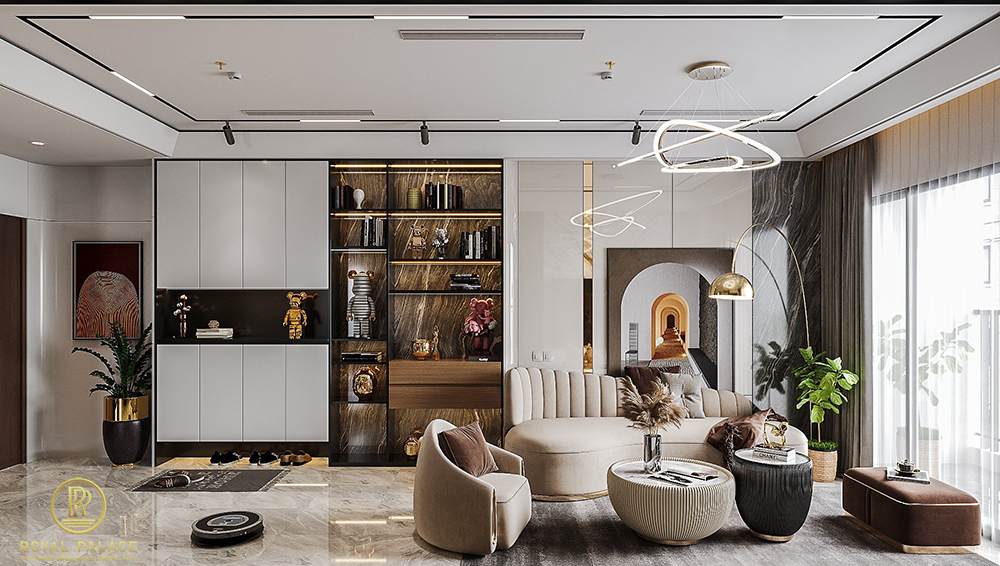 50+ Mẫu thiết kế nội thất chung cư 100m2 của Royal Palace 22 Thiết kế nội thất chung cư 114m2 Feliz Homes