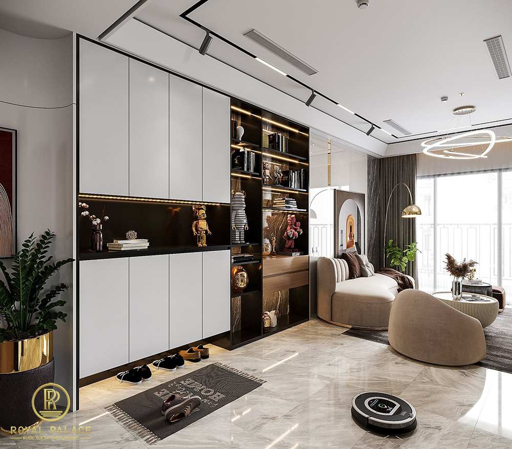 50+ Mẫu thiết kế nội thất chung cư 100m2 của Royal Palace 23 Thiết kế nội thất chung cư 114m2 Feliz Homes