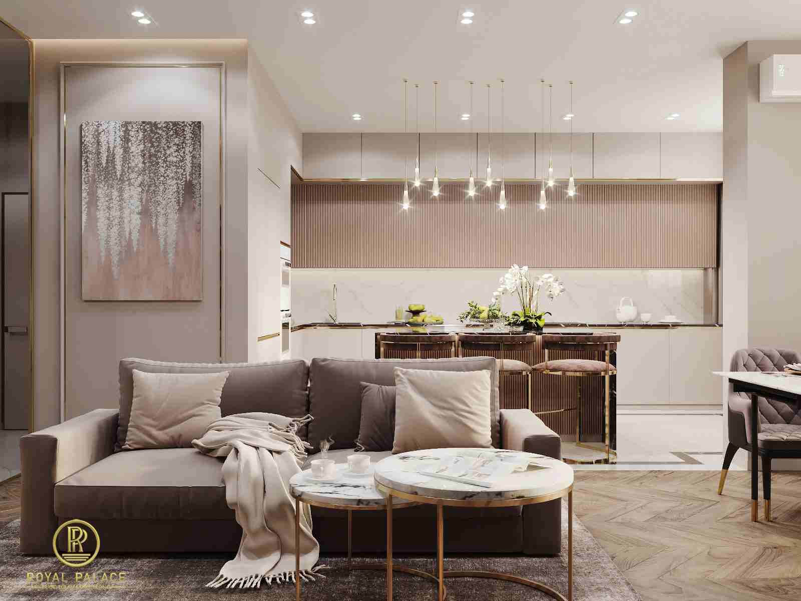50+ Mẫu thiết kế nội thất chung cư 100m2 của Royal Palace 5 Thiết kế nội thất chung cư 100m2 nhà anh Tùng