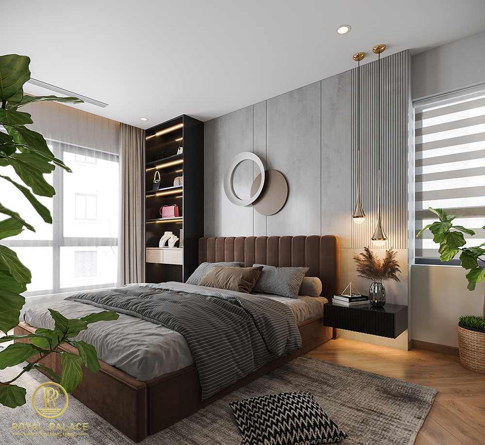 50+ Mẫu thiết kế nội thất chung cư 100m2 của Royal Palace 25 Thiết kế nội thất chung cư 114m2 Feliz Homes