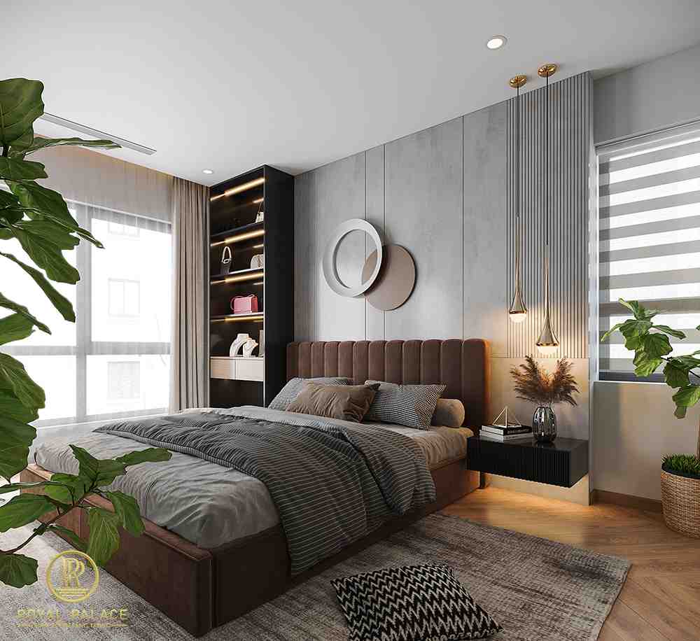 Thiết kế nội thất chung cư hiện đại 3 phòng ngủ