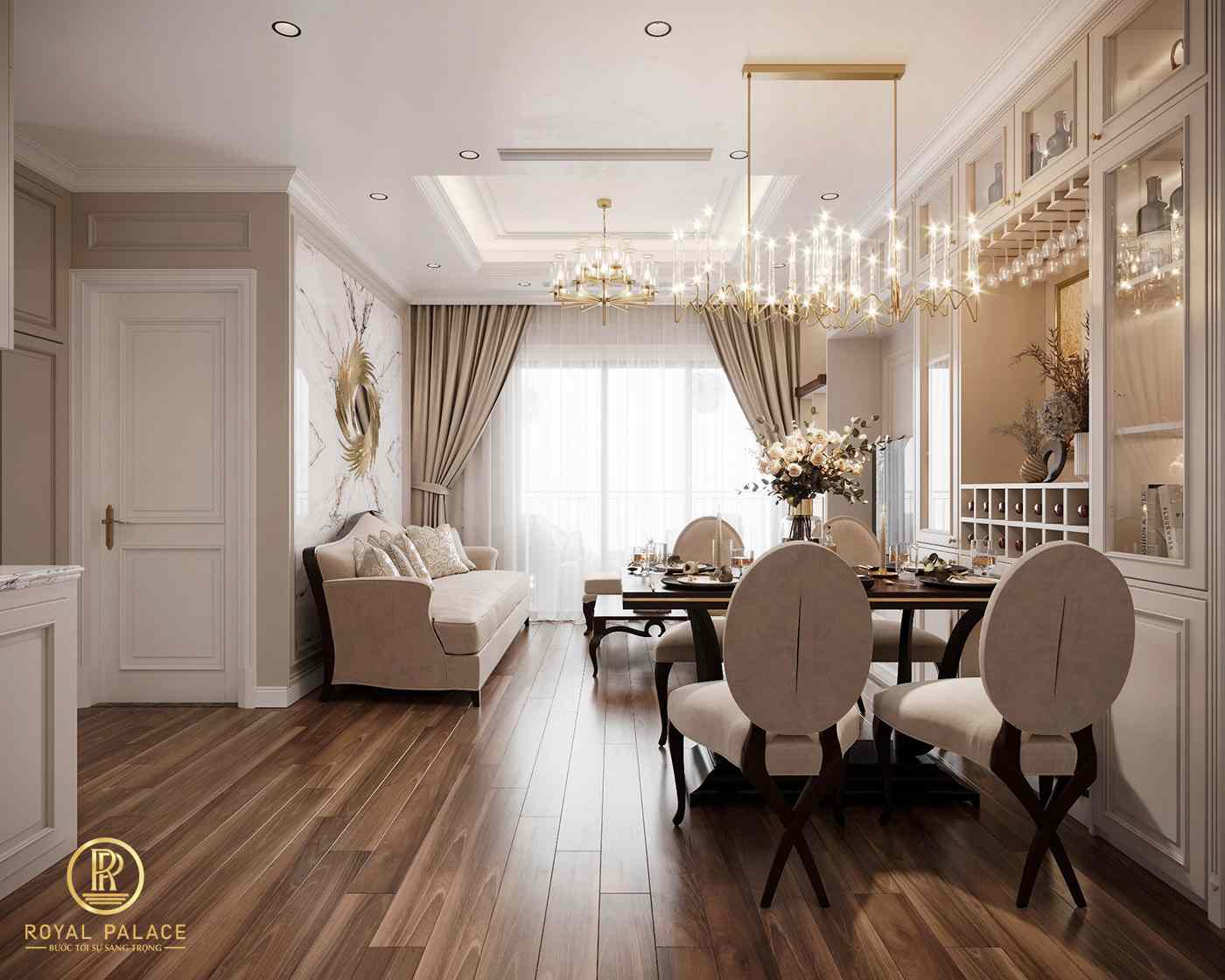 50+Mẫu thiết kế nội thất chung cư 3 phòng ngủ đẹp mê mẩn 13 Thiết kế nội thất chung cư 3 phòng ngủ 105m2