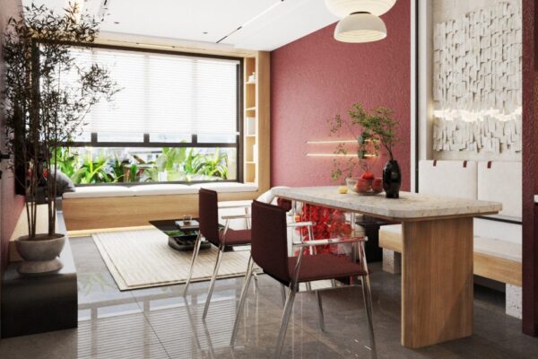 Đèn và decor tạo điểm nhấn kết hợp